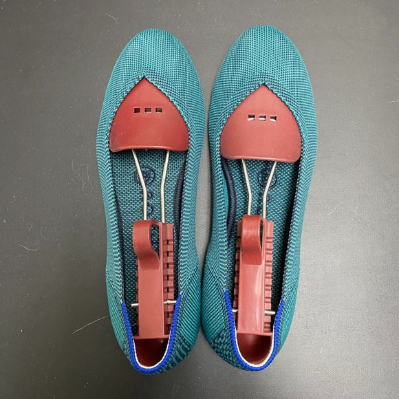Rothy's The Flat Blue Green Emerald Size 6 - Picture 1 of 6